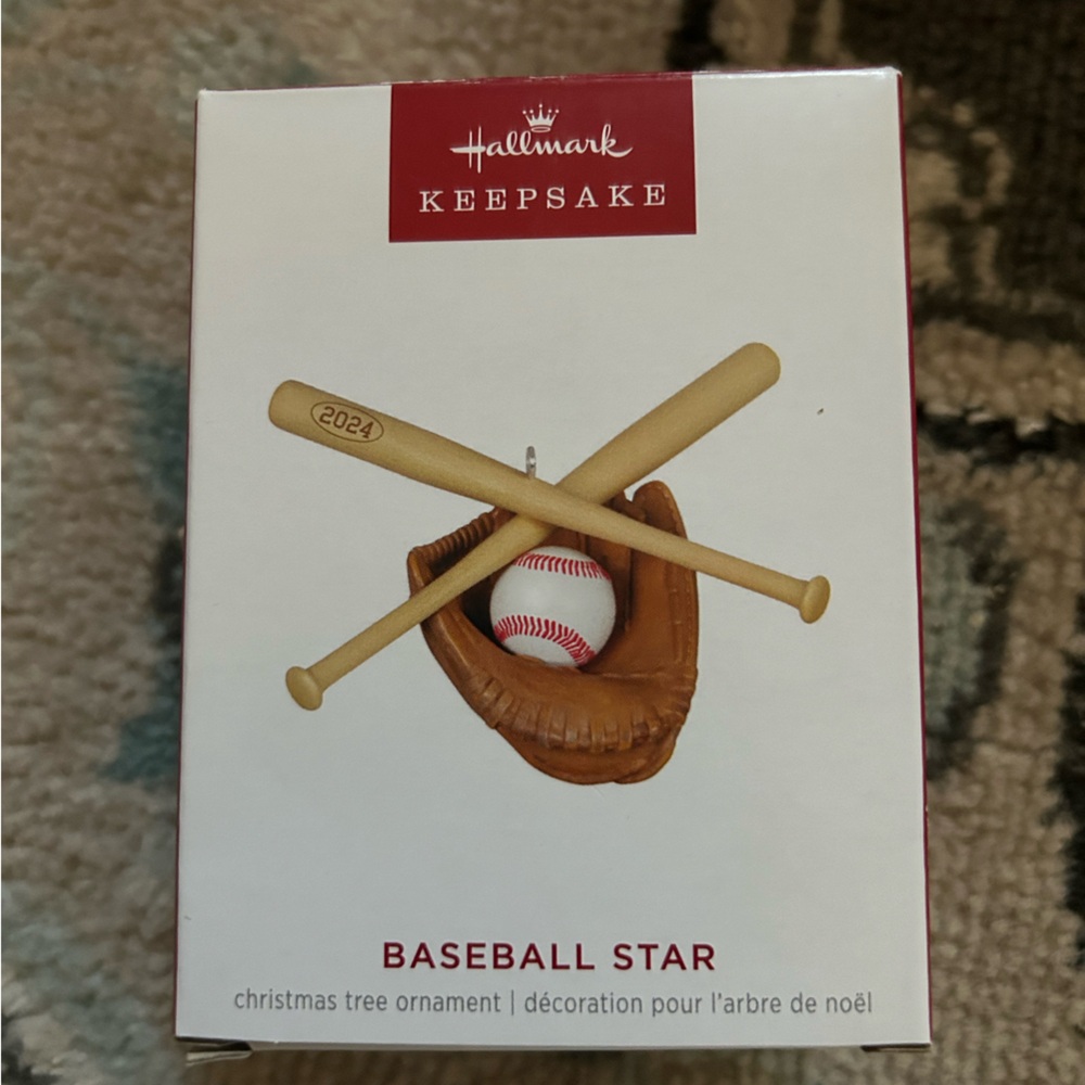 Hallmark Tom Best Baseball Ornament